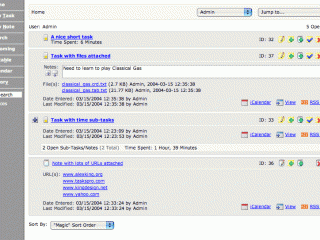Tree view showing unlimited URLs, files and time tracking